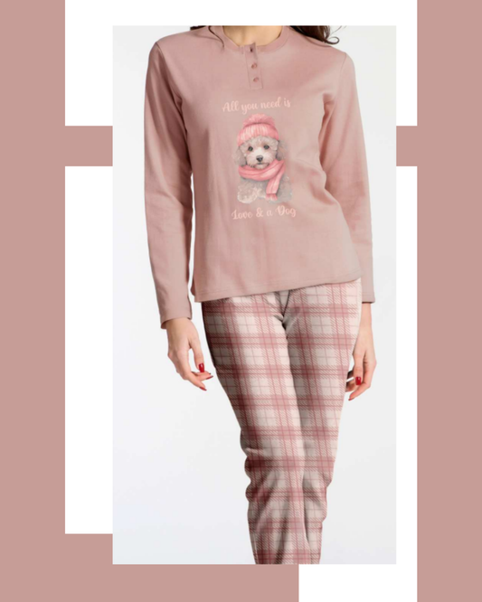 Papalina Pigiama Donna Caldo Cotone