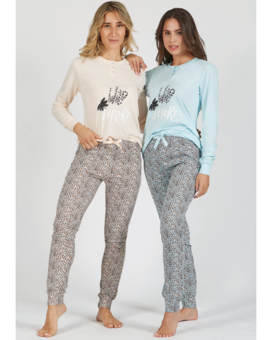 Nazareno Gabrielli Pigiama Donna Lungo Cotone