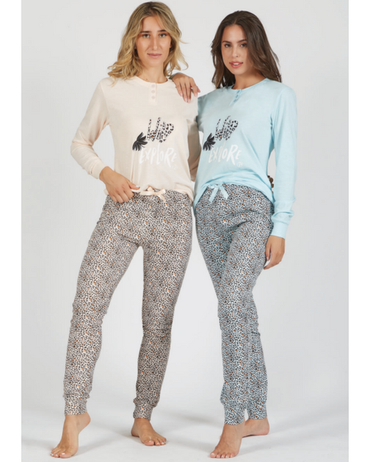 Nazareno Gabrielli Pigiama Donna Lungo Cotone