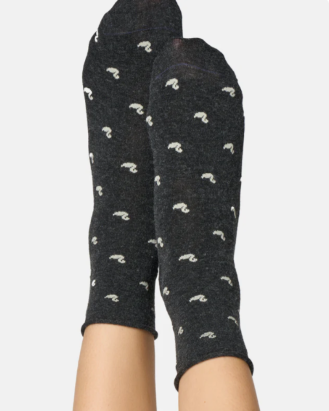 Golden Lady Calzino Con Cashmere Swan