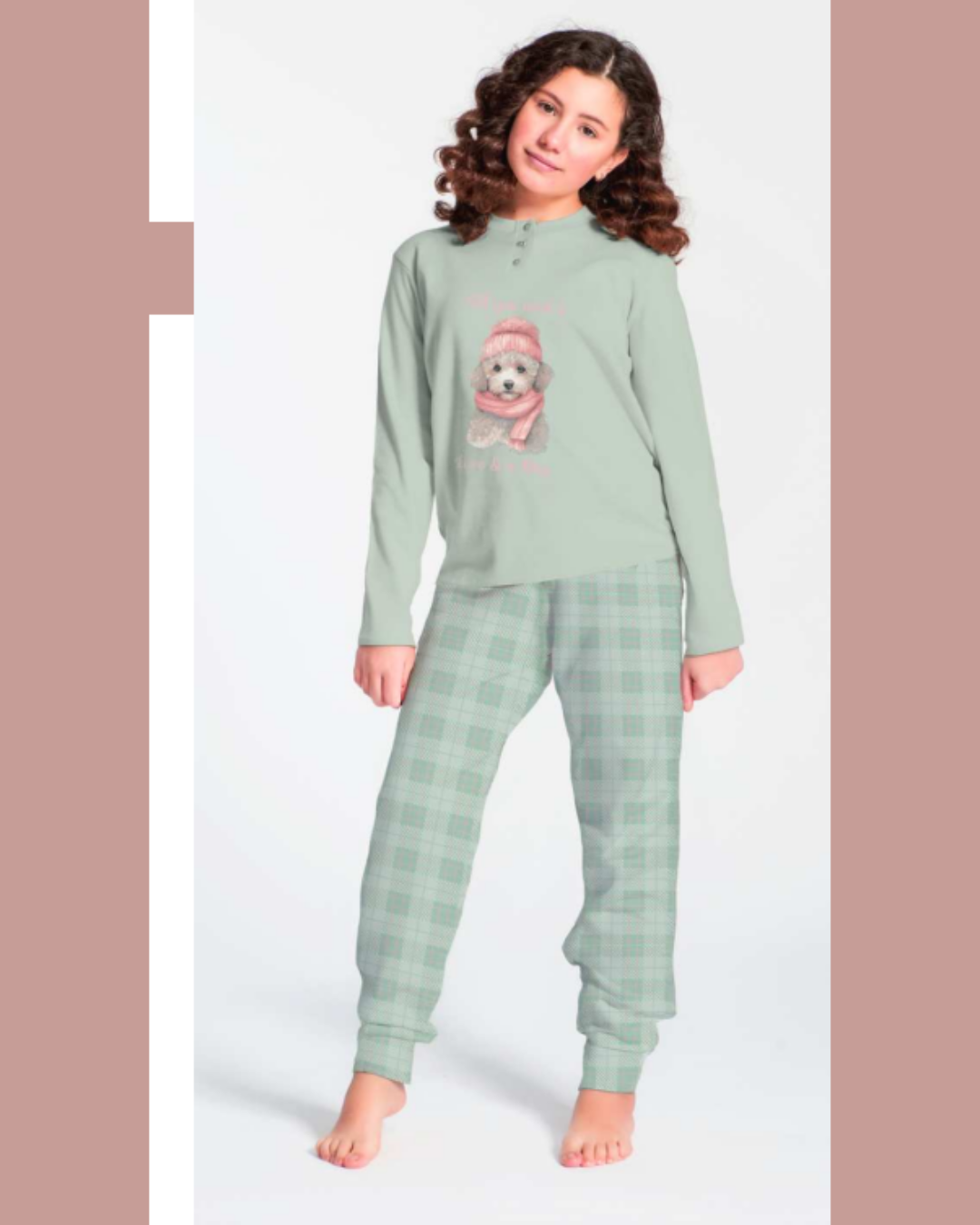 Papalina Pigiama Donna Caldo Cotone