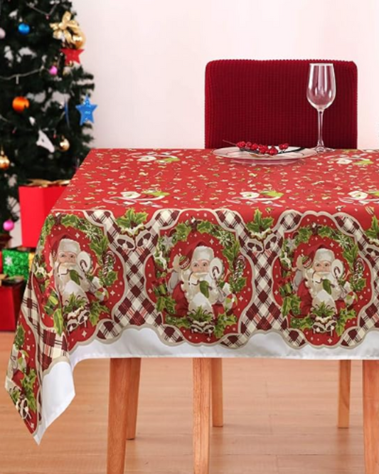 Preziosa Home Tovaglia Natalizia 6 posti Art.Bianca