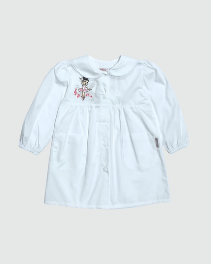 Ambrosino Grembiule Asilo Bambina Bianco