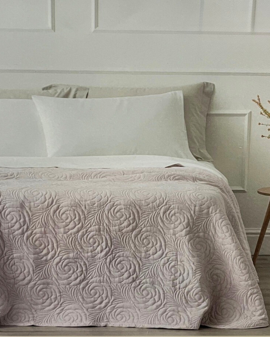 Linea Oro Copriletto Matrimoniale Matelassè 260x260 Carmen