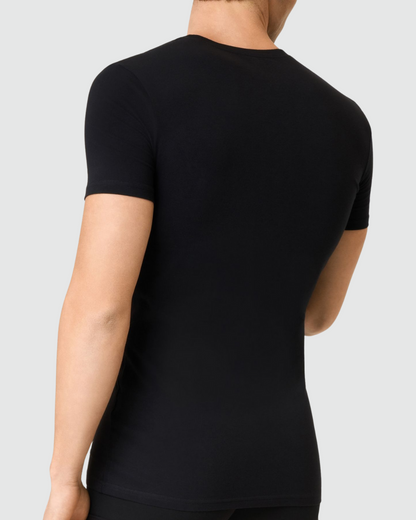 Golden Lady T-Shirt Uomo Scollo V Cotone Organico