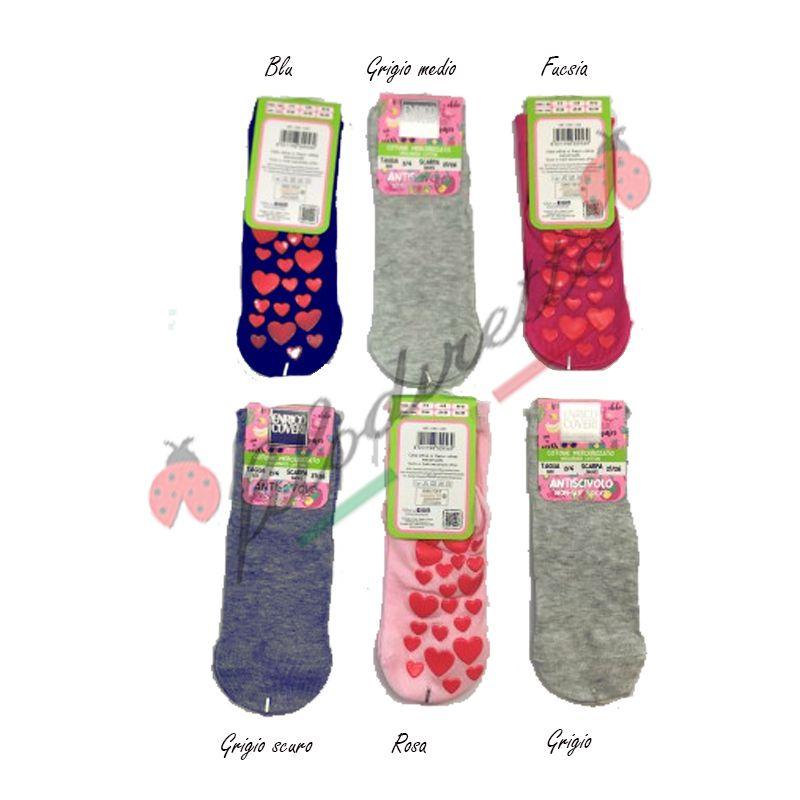 Coveri Calzini Antiscivolo Bambina Cotone