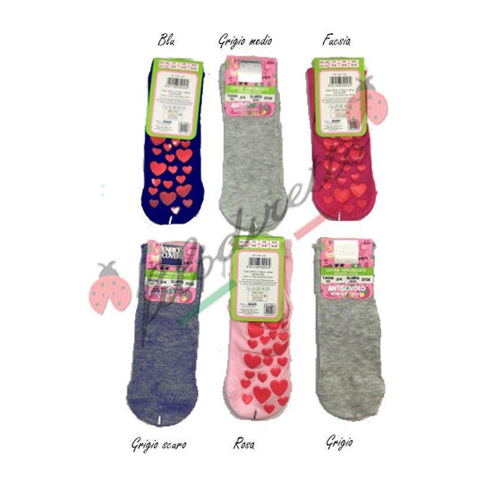 Coveri Calzini Antiscivolo Bambina Cotone