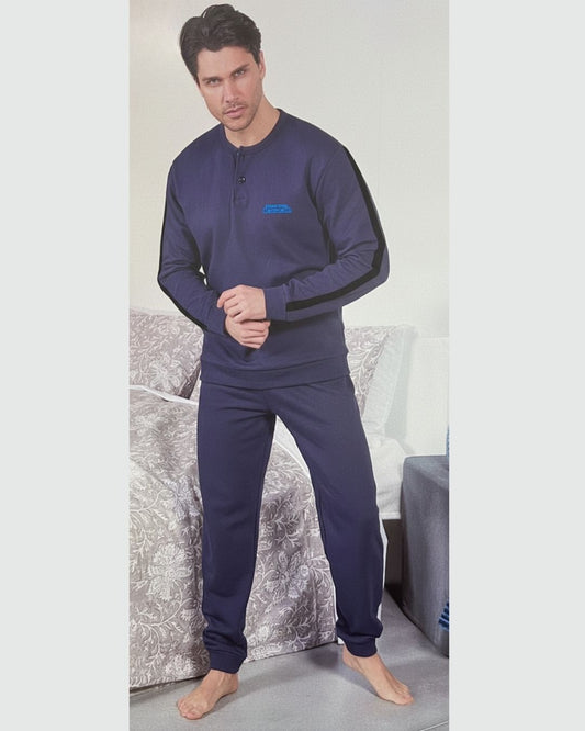 Nazareno Gabrielli Pigiama Uomo Serafino Felpa