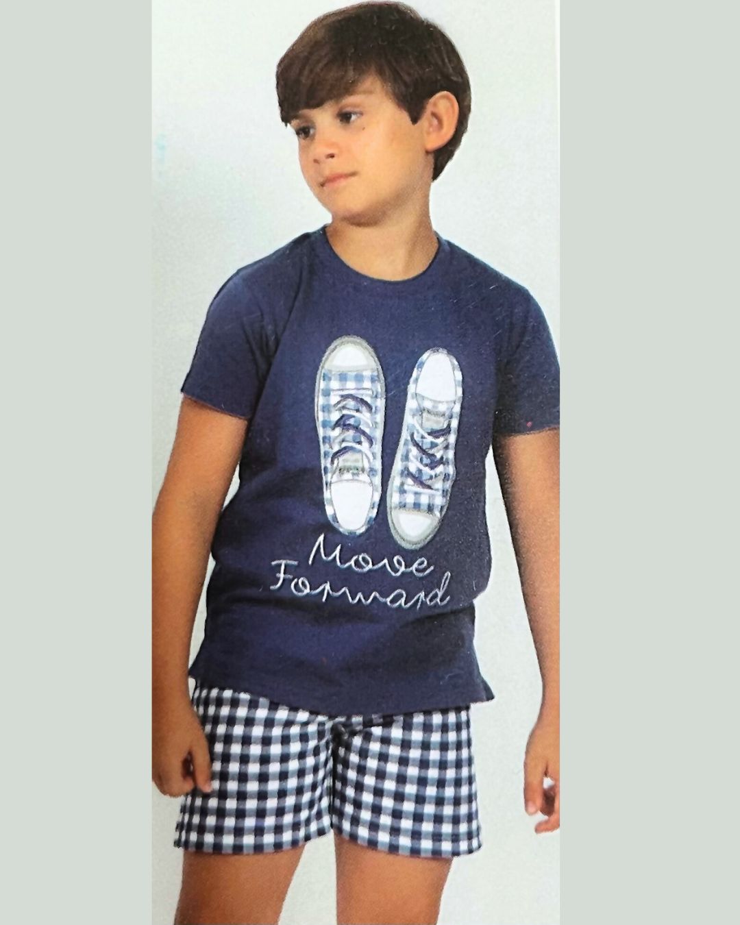 Admas Pigiama Bambino Mezza Manica Pantalone Corto