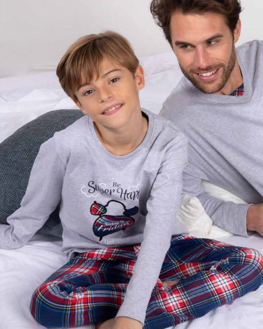 Admas Pigiama Bambino Caldo Cotone