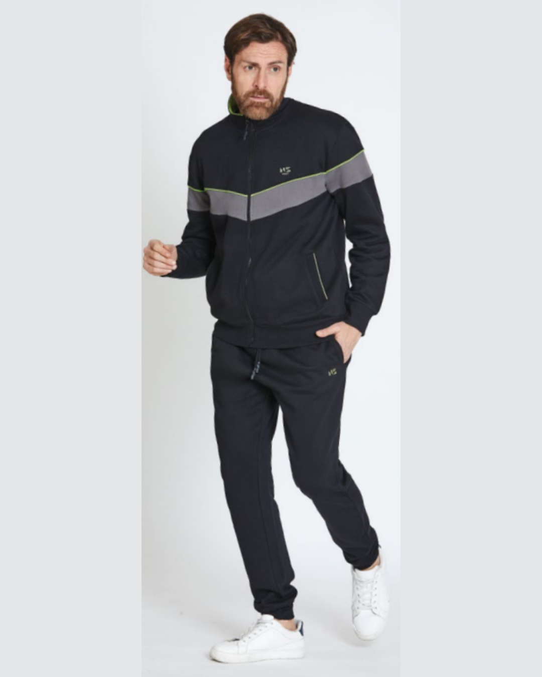 Nazareno Gabrielli Tuta Uomo Cotone Felpato