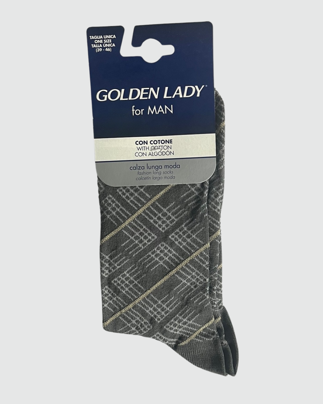 Golden Lady Calza Lunga Uomo Scozzese
