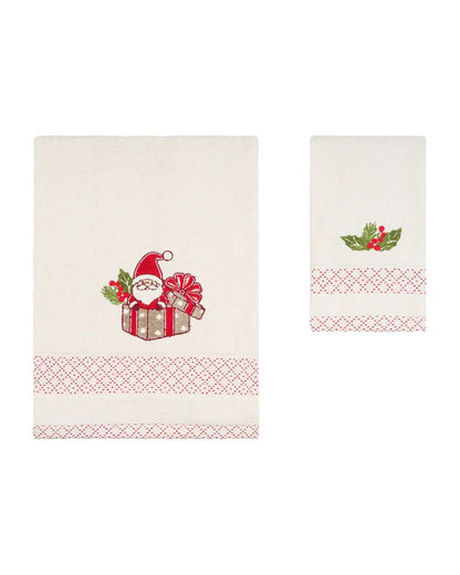 Vingi Set Asciugamani Bagno 1+1 Natalizio