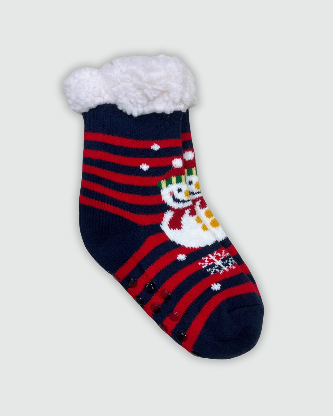Calzino Natalizio Antiscivolo Bambini Imbottito