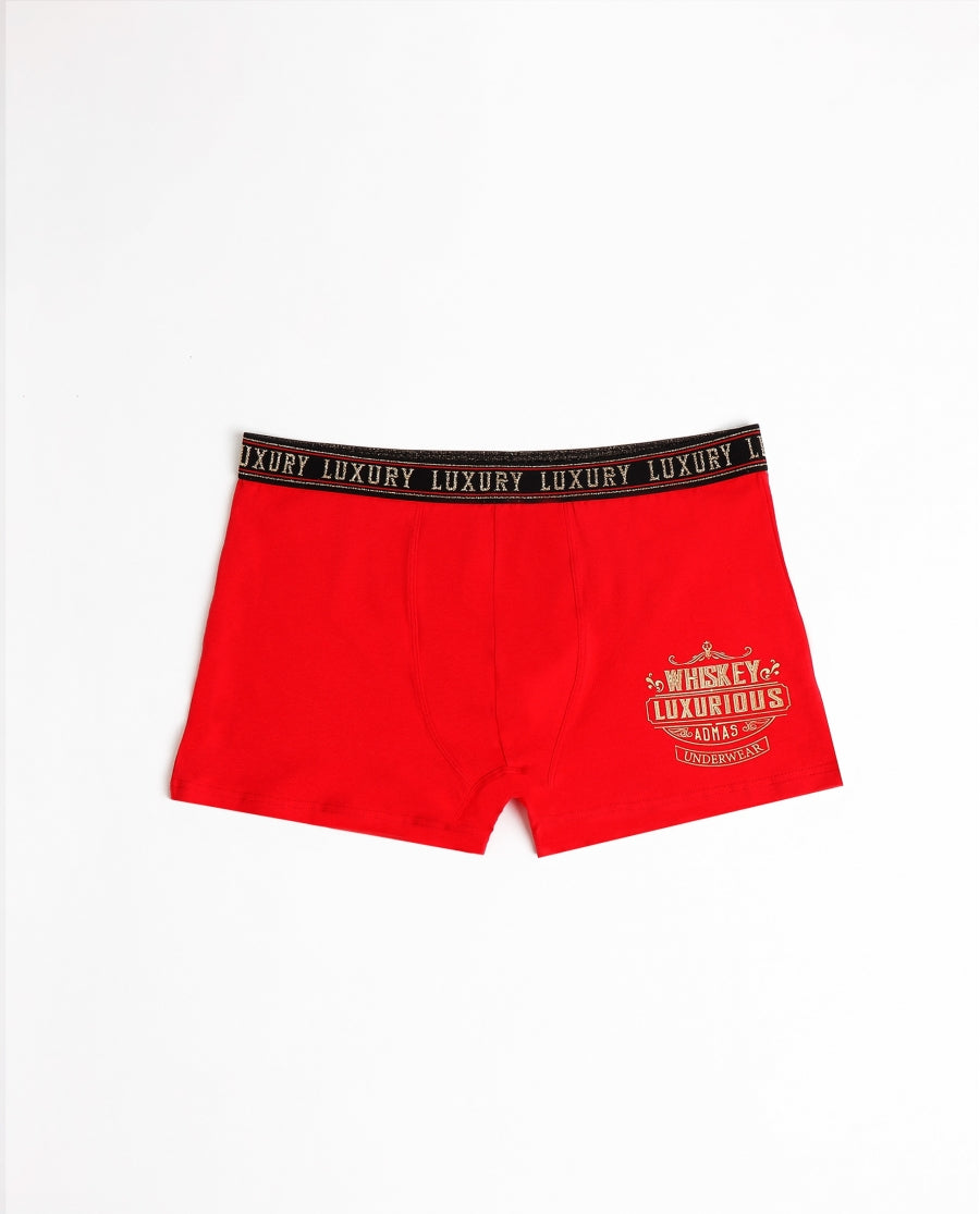 Admas Boxer Uomo Rosso