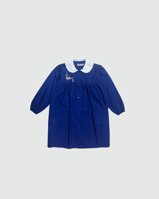 Ambrosino Grembiule Scuola Bambina Blu Royal