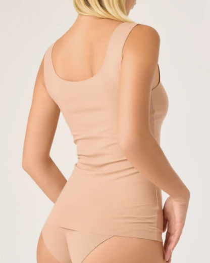 Golden Lady Canotta Donna Spalla Larga Taglio Al Vivo Cotone Organico