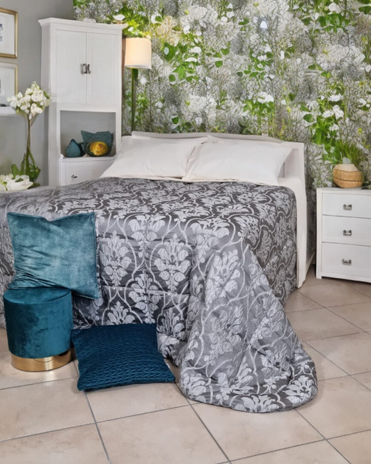 Linea Oro Trapunta Matrimoniale Jacquard Orientale