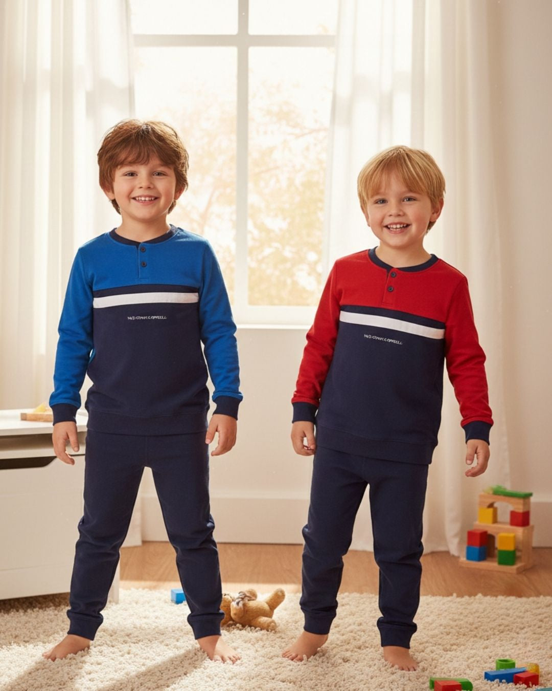 Nazareno Gabrielli Pigiama Bimbo Caldo Cotone