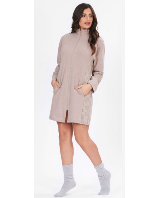 Nazareno Gabrielli Vestaglia Donna Con Zip Punto Milano