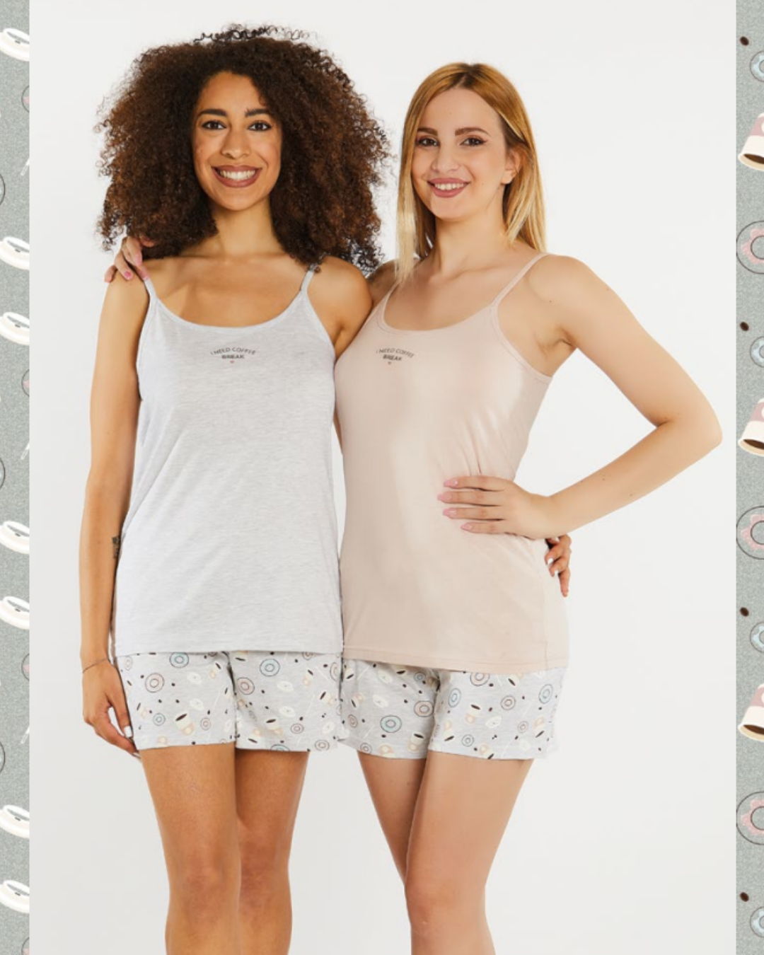 Nazareno Gabrielli Pigiama Donna Spalla Stretta