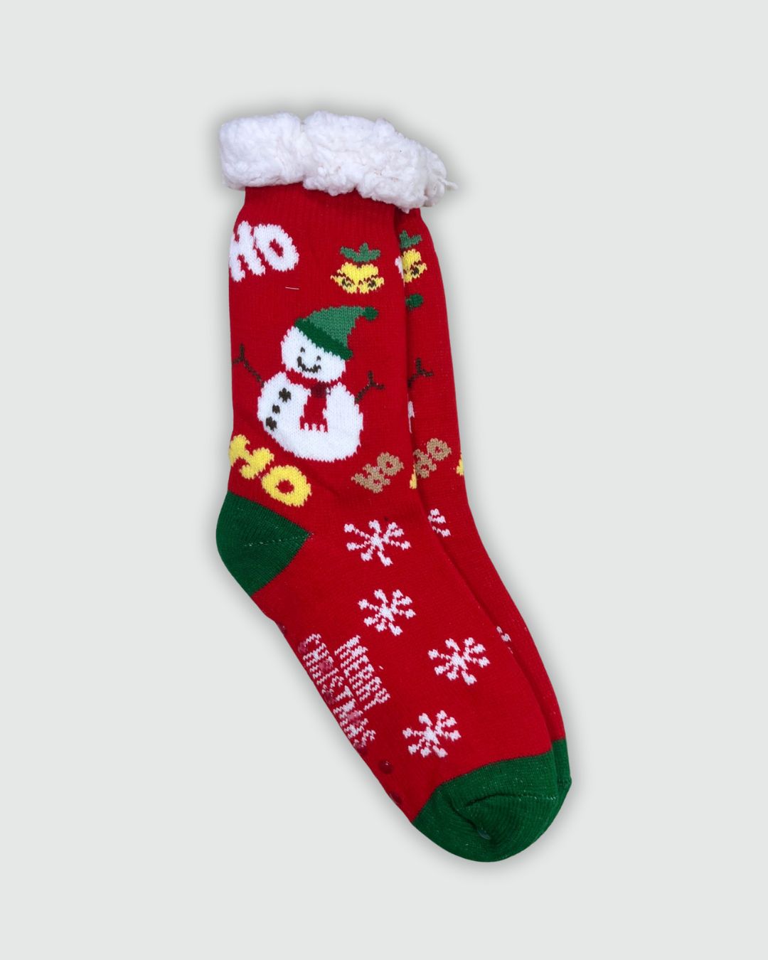 Calzino Natalizio Antiscivolo Uomo Imbottito