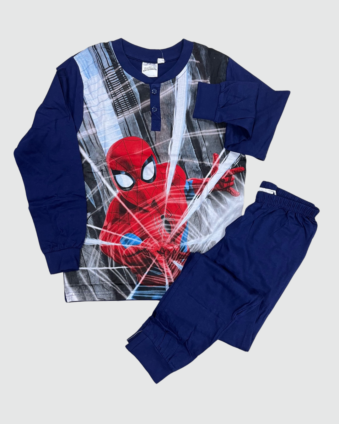 Disney Pigiama Bambino Cotone Spider-Man