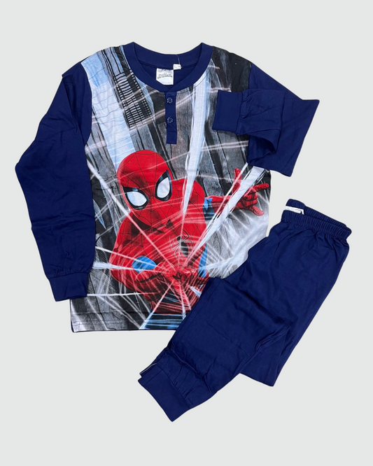 Disney Pigiama Bambino Cotone Spider-Man