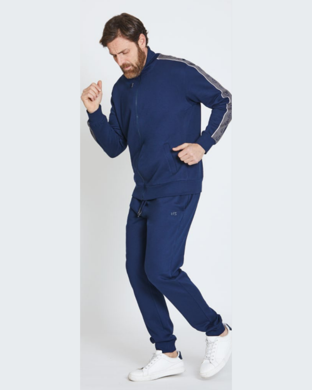 Nazareno Gabrielli Tuta Uomo Cotone Felpato