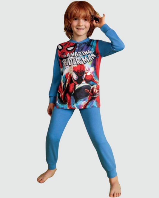 Marvel Pigiama Bambino Spiderman Cotone Jersey