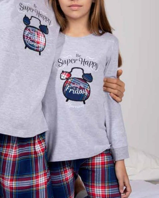 Admas Pigiama Bambina Caldo Cotone