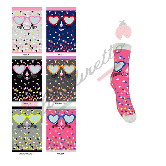 Coveri Calzini Antiscivolo Bambina Caldo Cotone