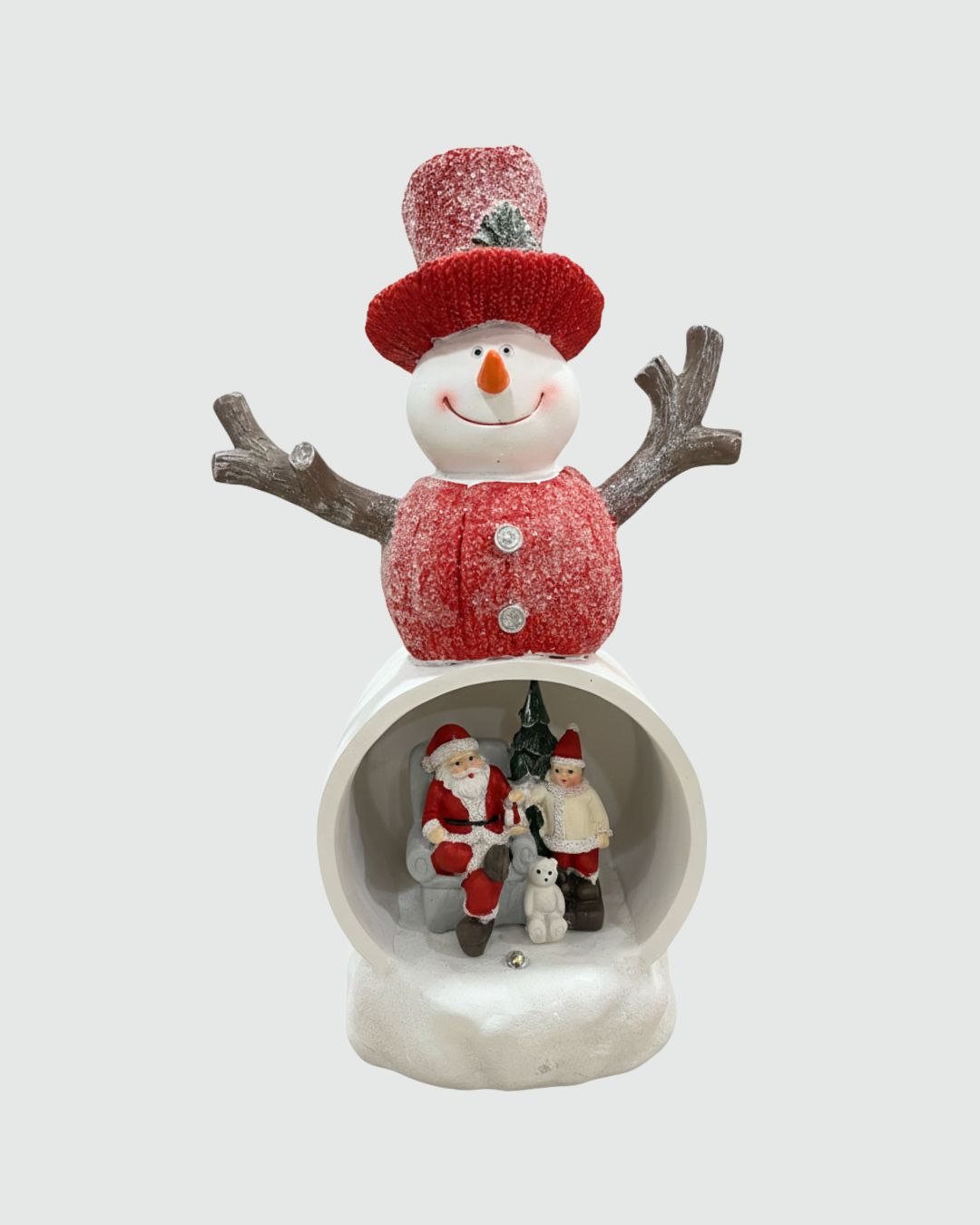 Irge Pupazzo Di Neve In Resina