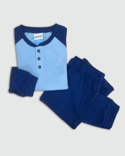 Kissimo Biancaluna Pigiama Ragazzo Caldo Cotone