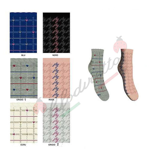 Coveri Calza Corta Bambina Caldo Cotone