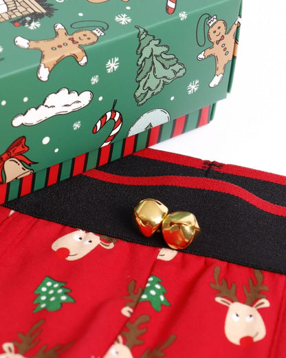 Admas Boxer Uomo Rosso