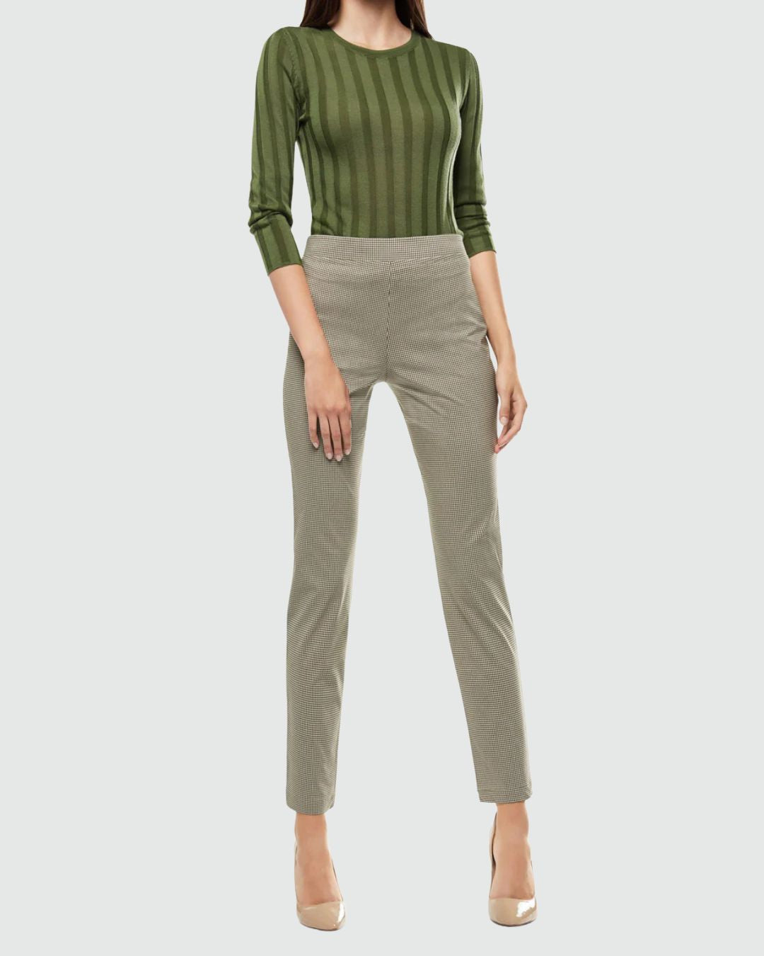 Philippe Matignon Pantalone Slim Vichy