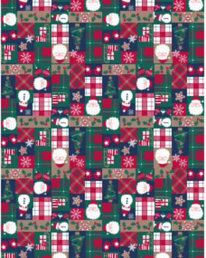 Kissimo Biancaluna Plaid Natalizio Coral Navidad 150x220Cm